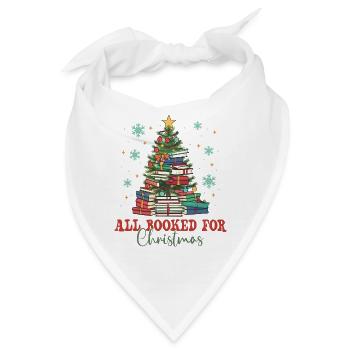 Alle Bücher Für Weihnachten Gestapelt - Bandana - Weiß - Vorne