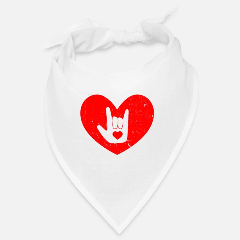 Deaf Pride ASL Sign Language Bandana