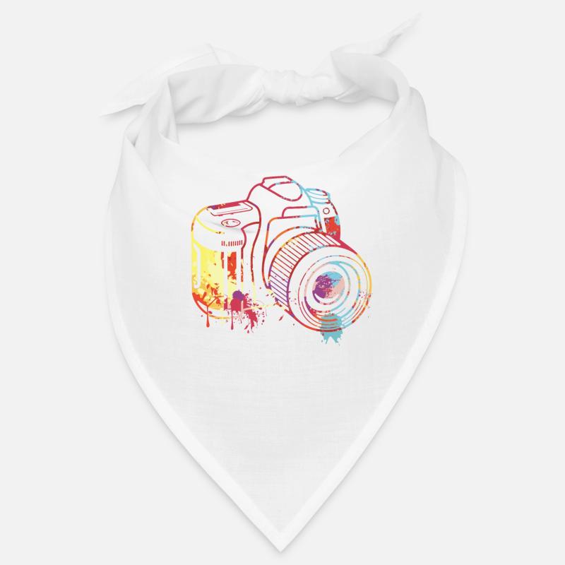 Camera Paint Splash Image Photography Bandana