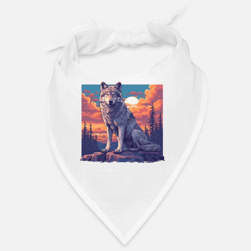 Wölfe Wolf Bandana