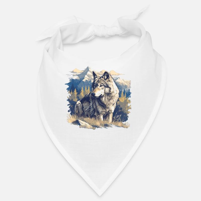 Wölfe Wolf Bandana