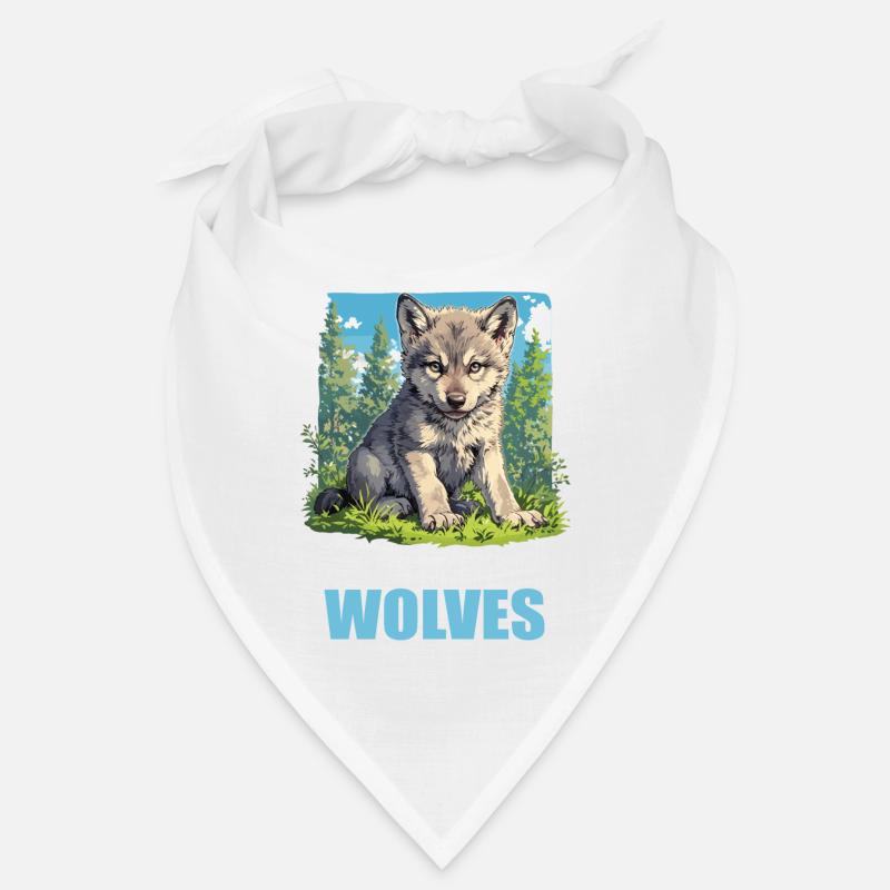 Wölfe Wolf Bandana