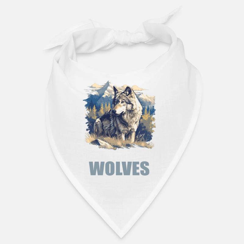 Wölfe Wolf Bandana