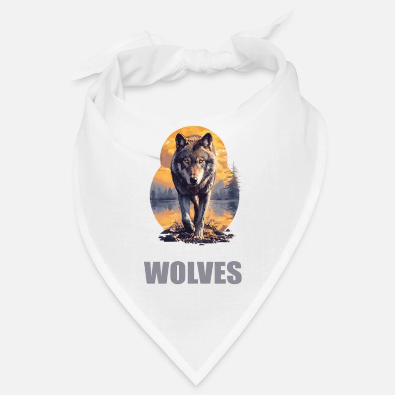 Wölfe Wolf Bandana