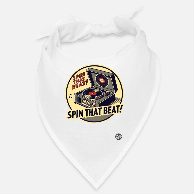 Vintage Retro Turntable Case Bandana