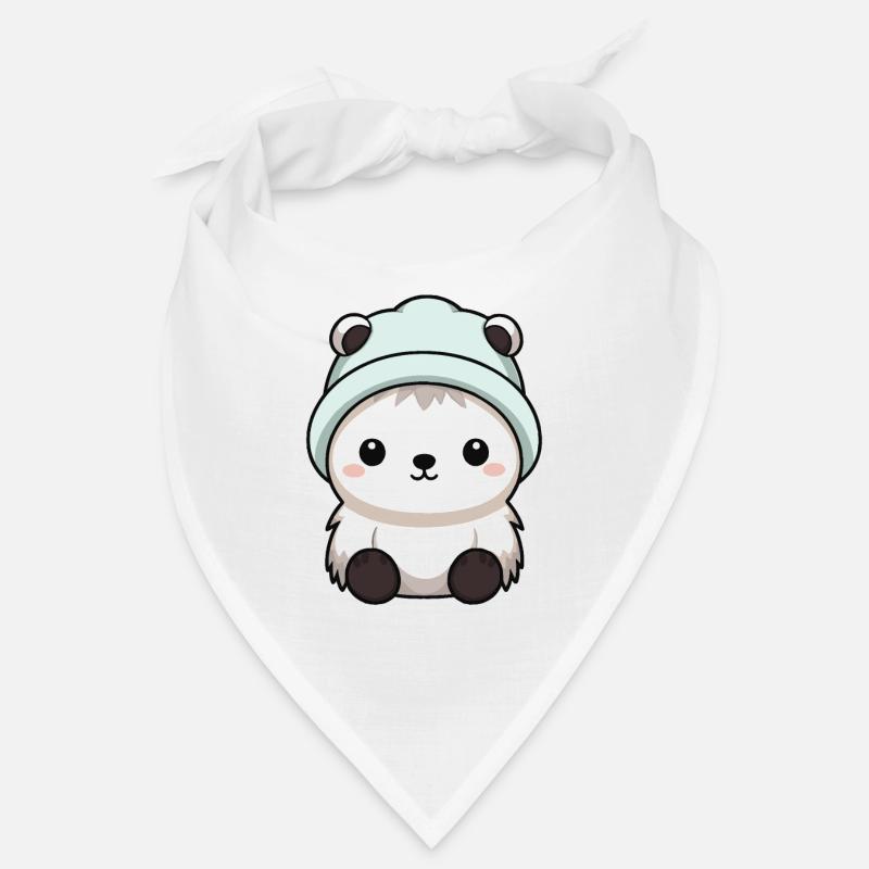 Polar Bear Winter Polar Bear Baby Comic Bandana