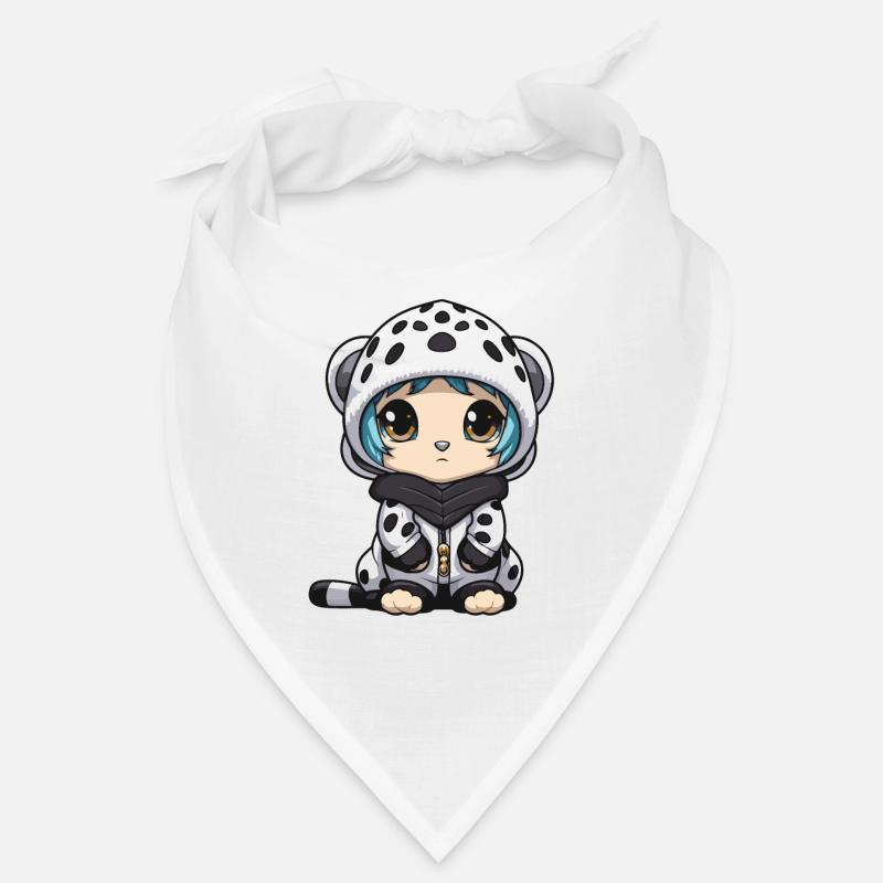 Snow leopard winter leopard baby Bandana