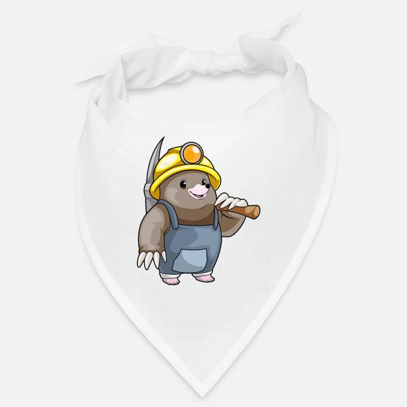 Mole Miner Pickaxe Mining Bandana