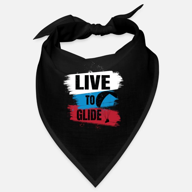Live to Glide – Paragliding Design Bandana