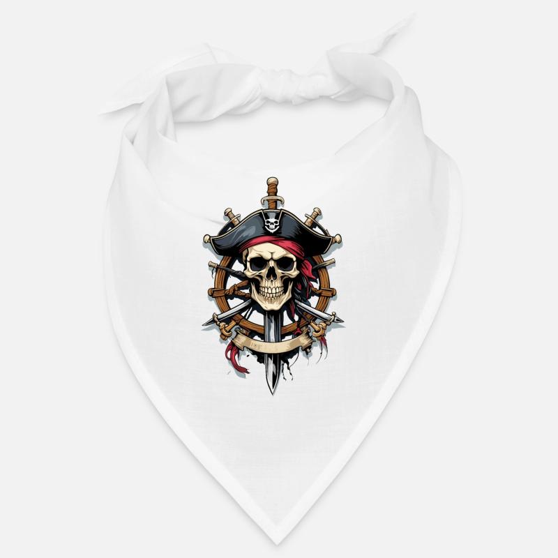 Drapeaux de pirate crâne Jolly Roger costume de pirate Bandana