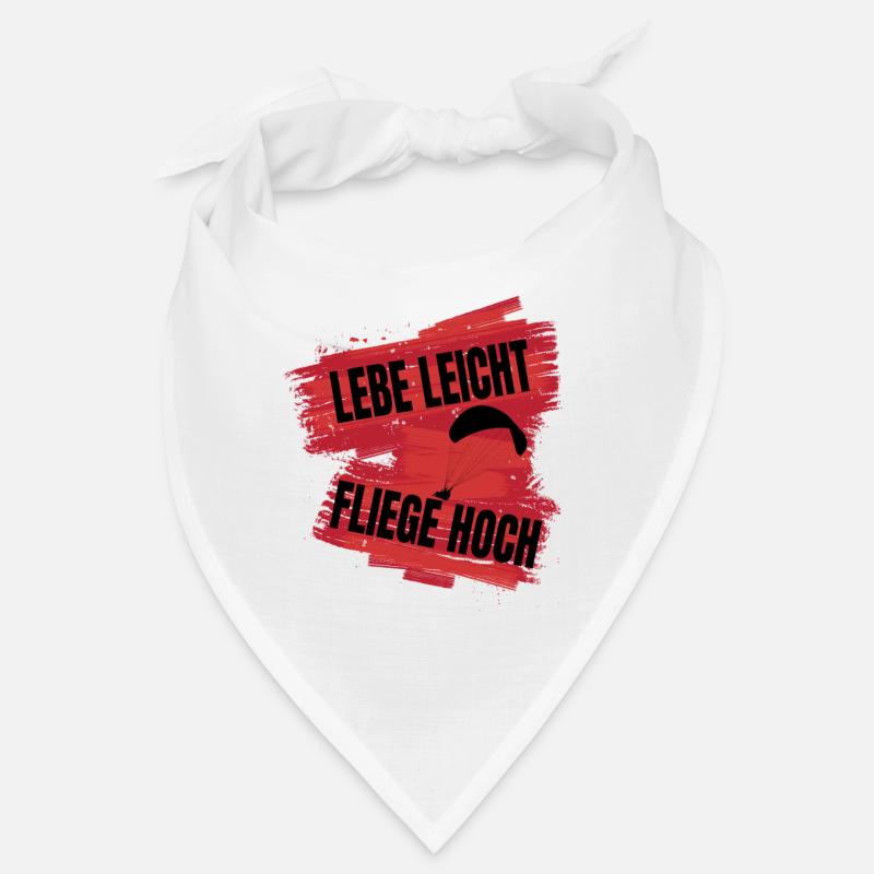 Live light, fly high Bandana