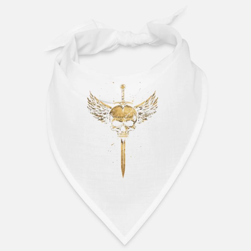 Crâne avec des ailes pour motards – Sword Design Bandana