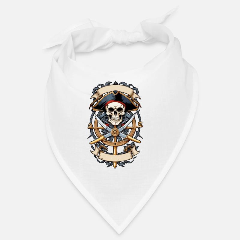Pirate Flags Skull Jolly Roger Pirate Costume Bandana