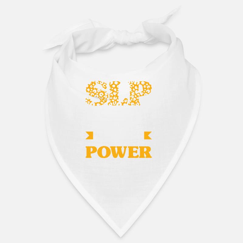 Les mots SLP ont du pouvoir Déclaration élégante Bandana