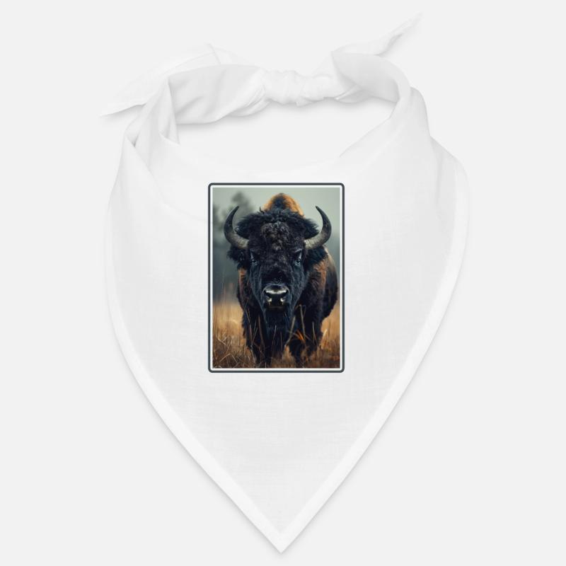 Bisons Bison - Bandana - white