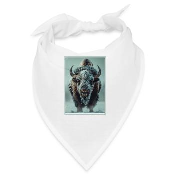 Bisons Bison - Bandana - Weiß - Vorne