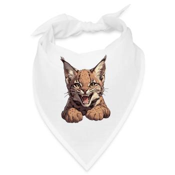 Bobcats Rotluchse Rotluchs Luchs - Bandana - Weiß - Vorne