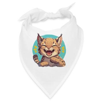 Bobcats Rotluchse Rotluchs Luchs - Bandana - Weiß - Vorne
