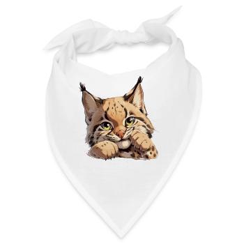 Bobcats Rotluchse Rotluchs Luchs - Bandana - Weiß - Vorne