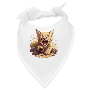 Bobcats Rotluchse Rotluchs Luchs - Bandana - Weiß - Vorne