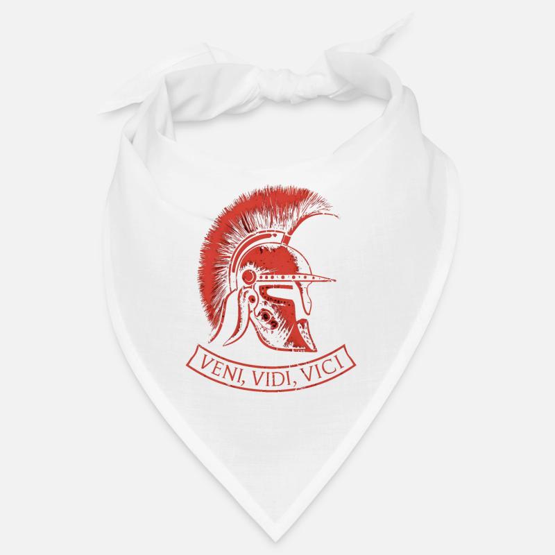 VENI VIDI VICI Julius Caesar roter Helm Bandana