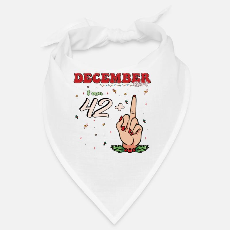 Dezember Mädchen 42 + Mittelfinger | Fetter 43. Platz Bandana
