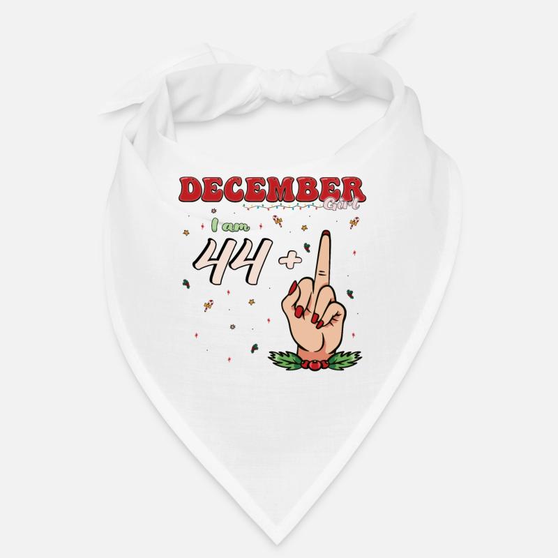 Dezember Mädchen 44 + Mittelfinger | Fetter 45. Platz Bandana