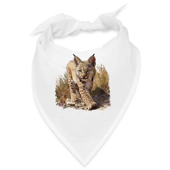 Bobcats Rotluchse Rotluchs Luchs - Bandana - Weiß - Vorne