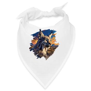 Bobcats Rotluchse Rotluchs Luchs - Bandana - Weiß - Vorne