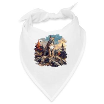Bobcats Rotluchse Rotluchs Luchs - Bandana - Weiß - Vorne
