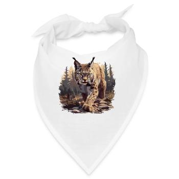 Bobcats Rotluchse Rotluchs Luchs - Bandana - Weiß - Vorne