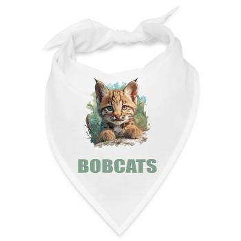 Bobcats Rotluchse Rotluchs Luchs - Bandana - Weiß - Vorne