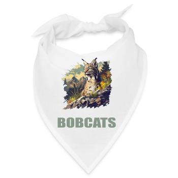 Bobcats Rotluchse Rotluchs Luchs - Bandana - Weiß - Vorne