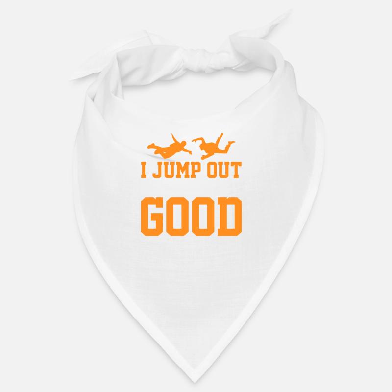 Skydive Skydiver Skydiving Fallschirm Geschenk - Bandana - Weiß