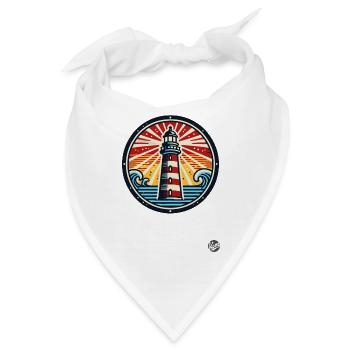 Der wundervolle Leuchtturm - Bandana - Weiß - Vorne
