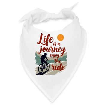 TREND QUOTE REISE - Bandana - Weiß - Vorne