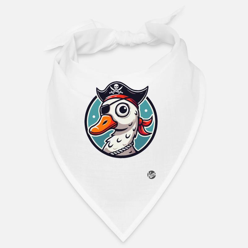 Pirate goose with eye patch Bandana