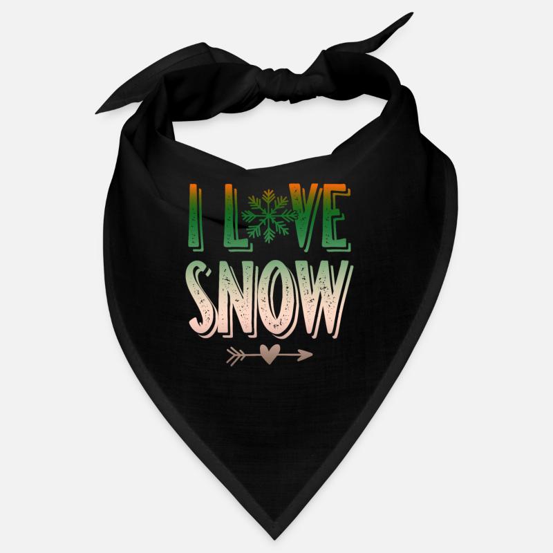 J’adore la neige Bandana
