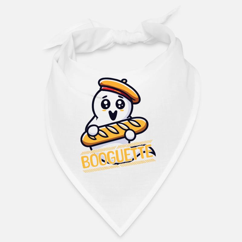 Gespenst Mit Baguette Booguette Spaß Bandana