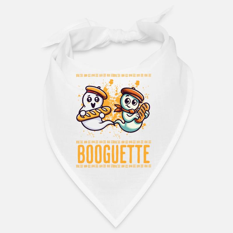 Baguette Ghost Booguette Fun Bandana