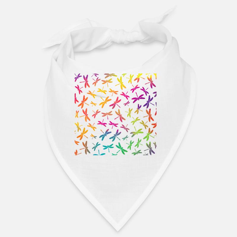 Bunte Libelle Libelle Coloré Libellule Bandana