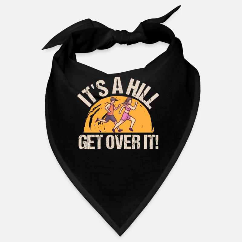 Marathon It's A Hill Get Over It Running Bandana