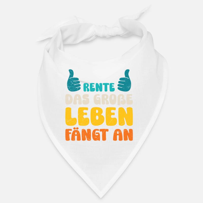 RENTE DAS GRO?E LEBEN FÄNGT AN Lustiges Bandana