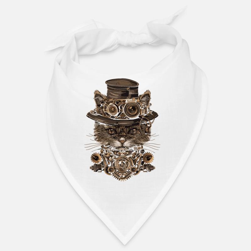 Chat steampunk Bandana