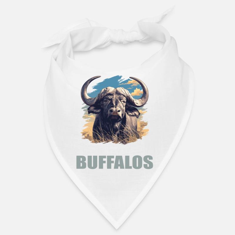 Buffles Buffalo Büffel Bandana