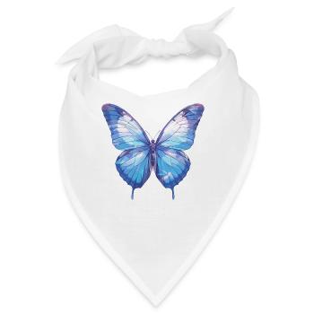 Butterfly Schmetterlinge Schmetterling - Bandana - Weiß - Vorne