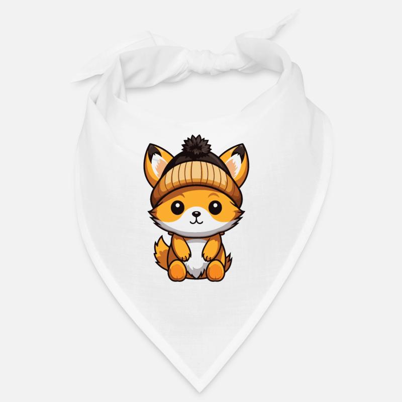 Fox Winter Comic Hat Bandana