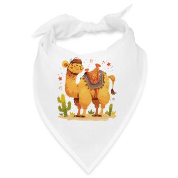 Camel Kamele Kamel - Bandana - Weiß - Vorne