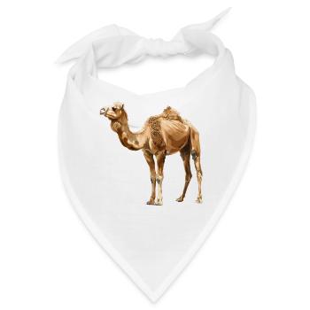 Camel Kamele Kamel - Bandana - Weiß - Vorne