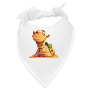 Camel Kamele Kamel - Bandana - Weiß - Vorne